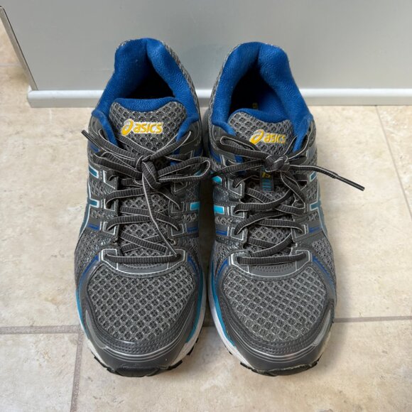 Womens Asics Gel-Kayano 19 Stability Running Shoes, Size 9.5, Blue & Grey - Picture 2 of 8